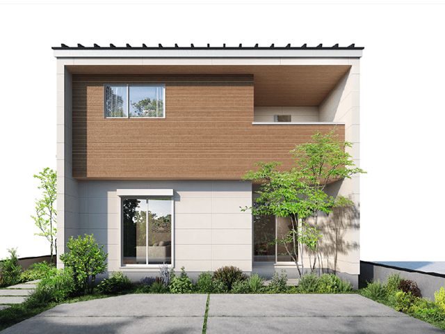 CASE1 2階建て住宅の外観