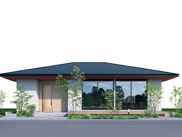 CASE2 平屋住宅の外観