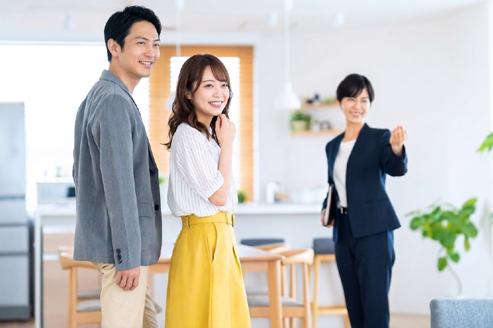 涼しい展示場で暮らしをイメージ
