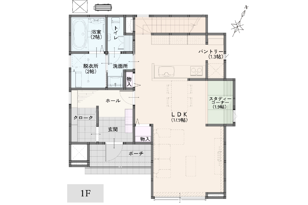 1階間取り図