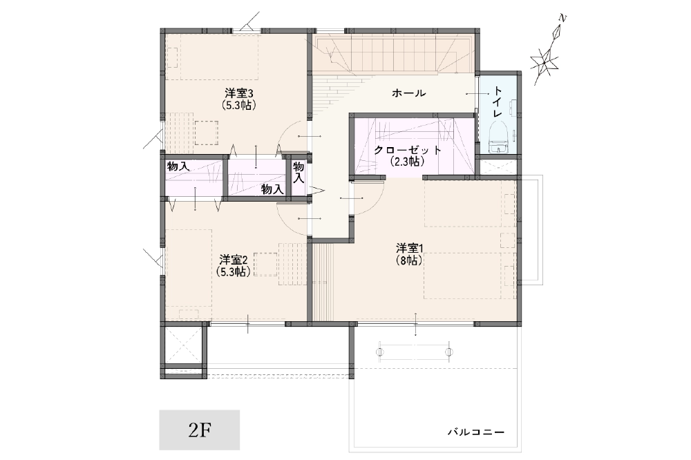 2階間取り図