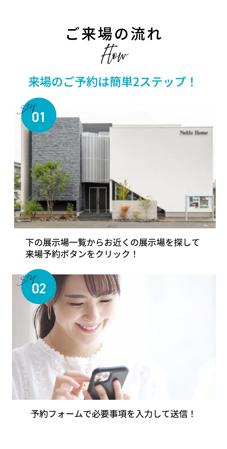ご来場の流れ
