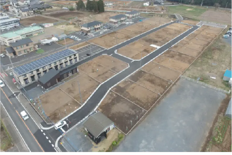 土地探しの航空写真