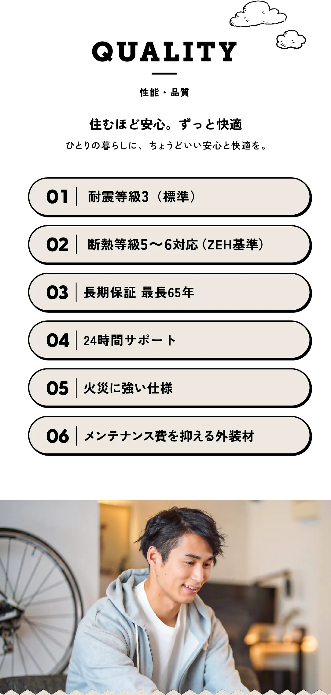 住むほど安心。ずっと快適