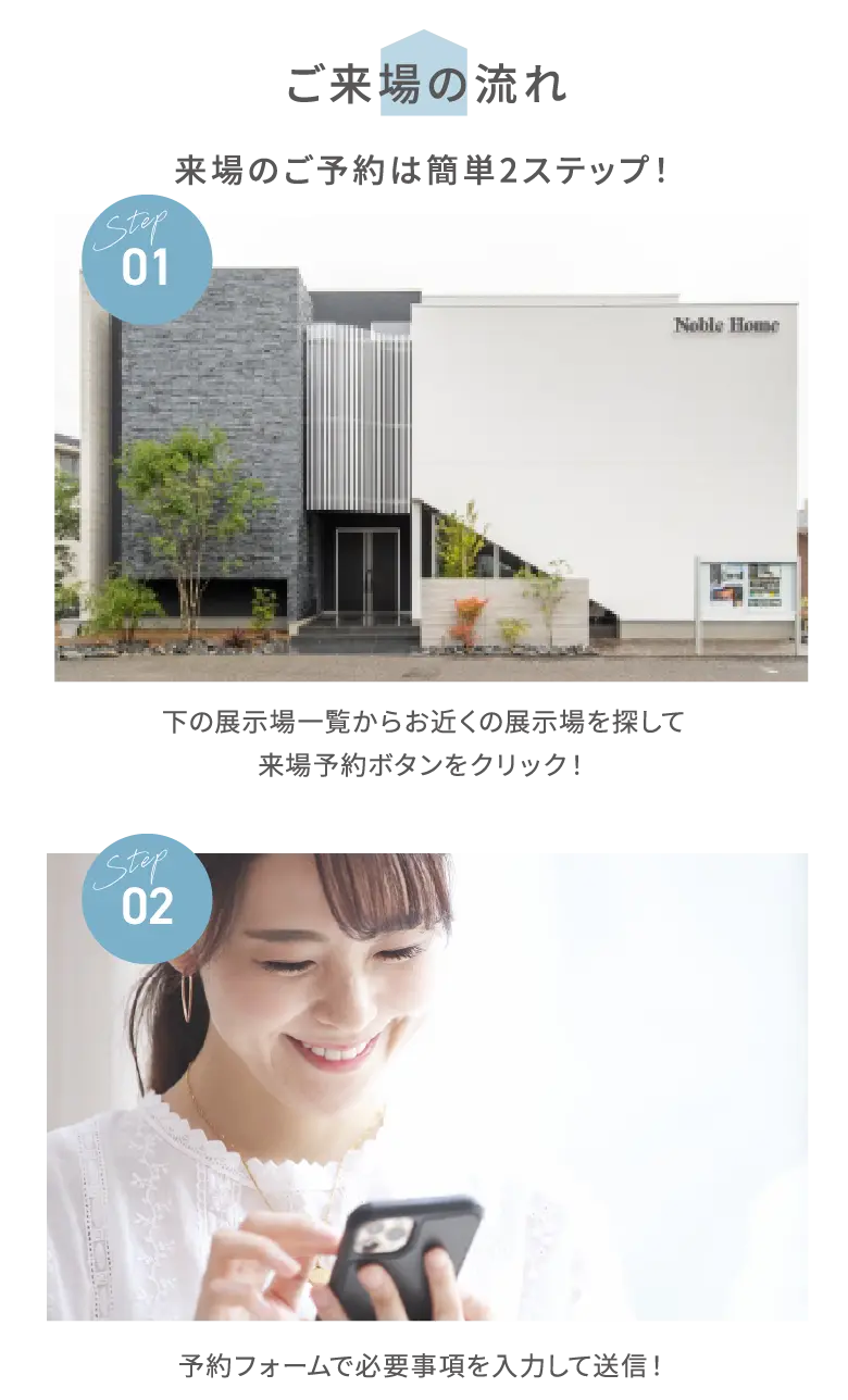 ご来場の流れ
