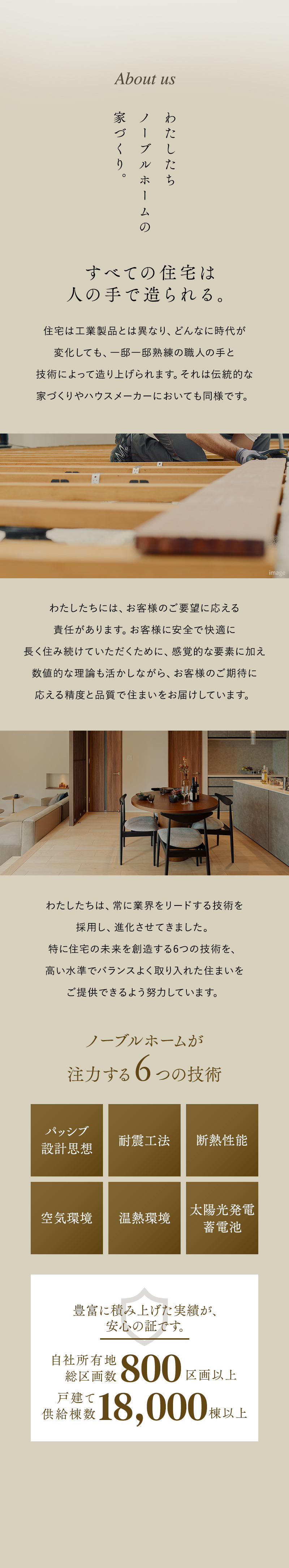 ノーブルホームの家づくり