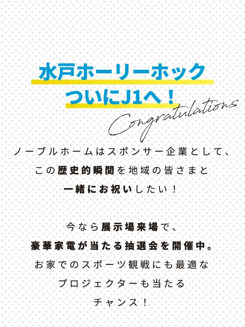 水戸ホーリーホックついにJ1へ！