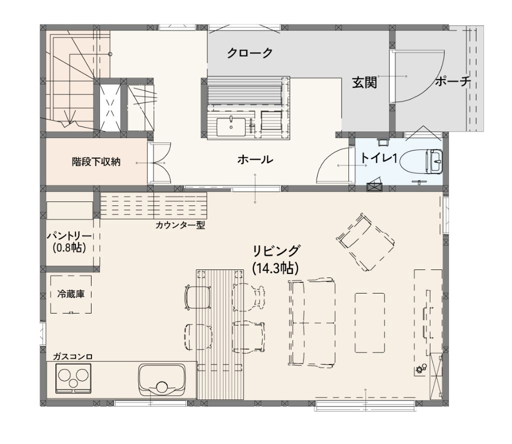 1F間取り図