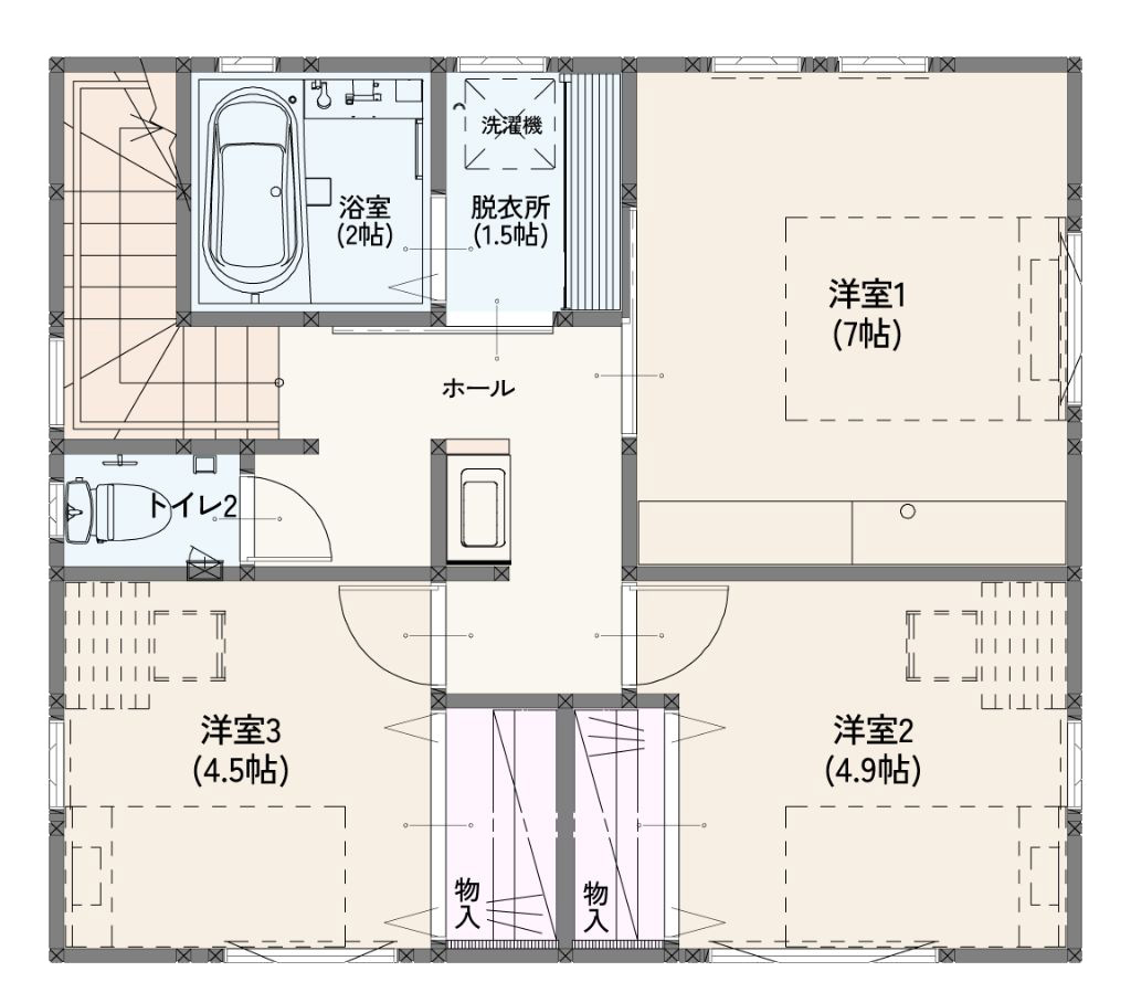 2F間取り図