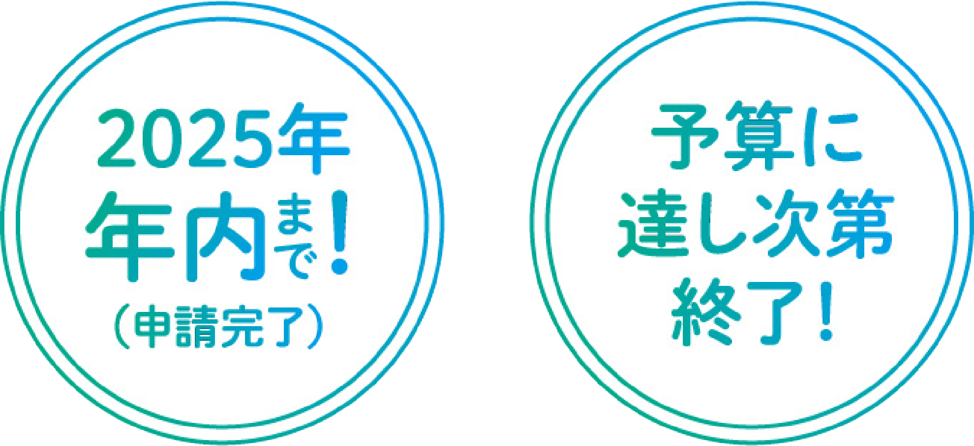 申請期限を説明した画像