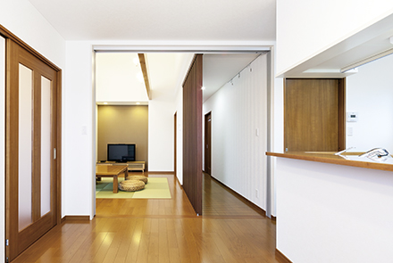 施工事例｜和の雰囲気に包まれながら、ゆったりくつろぐ平屋の住まい