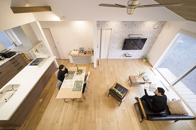 施工事例｜光と風をふんだんに取り入れた、将来を見据えた平屋の家。