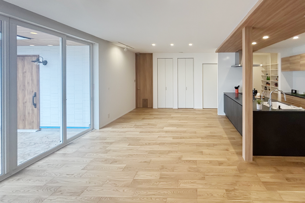 24帖の広々LDKの画像