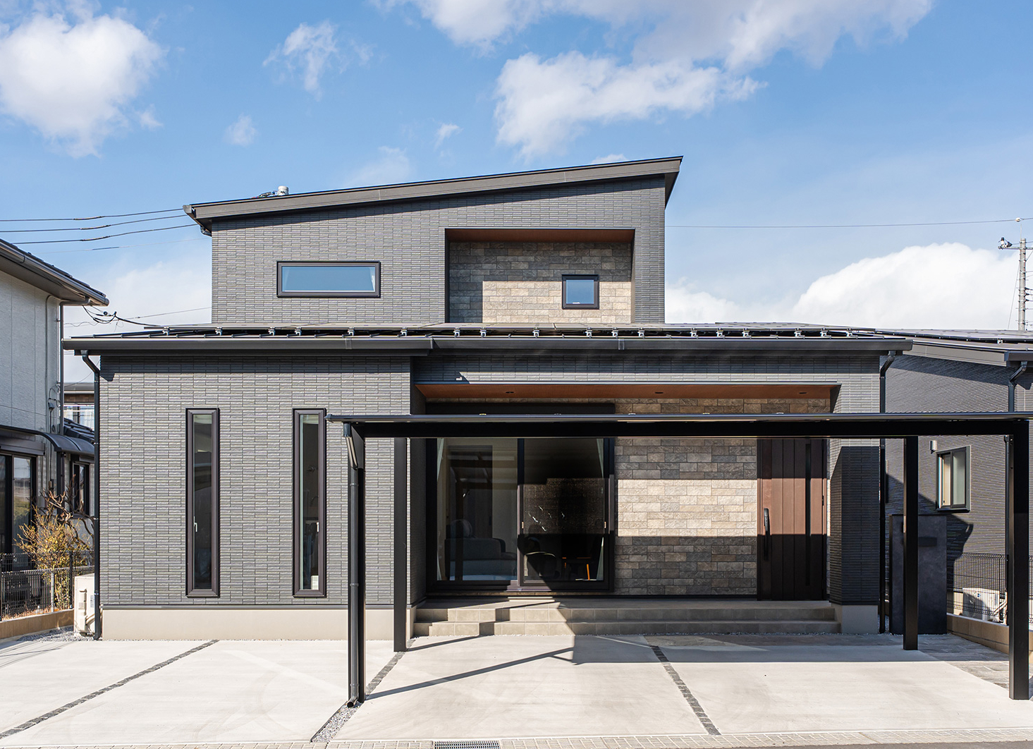 凛としたグレーモダン