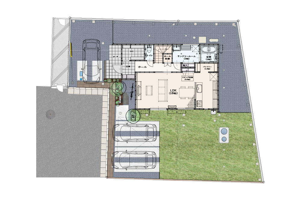 間取図：セキュレア水戸内原スローライフガーデンNo.5